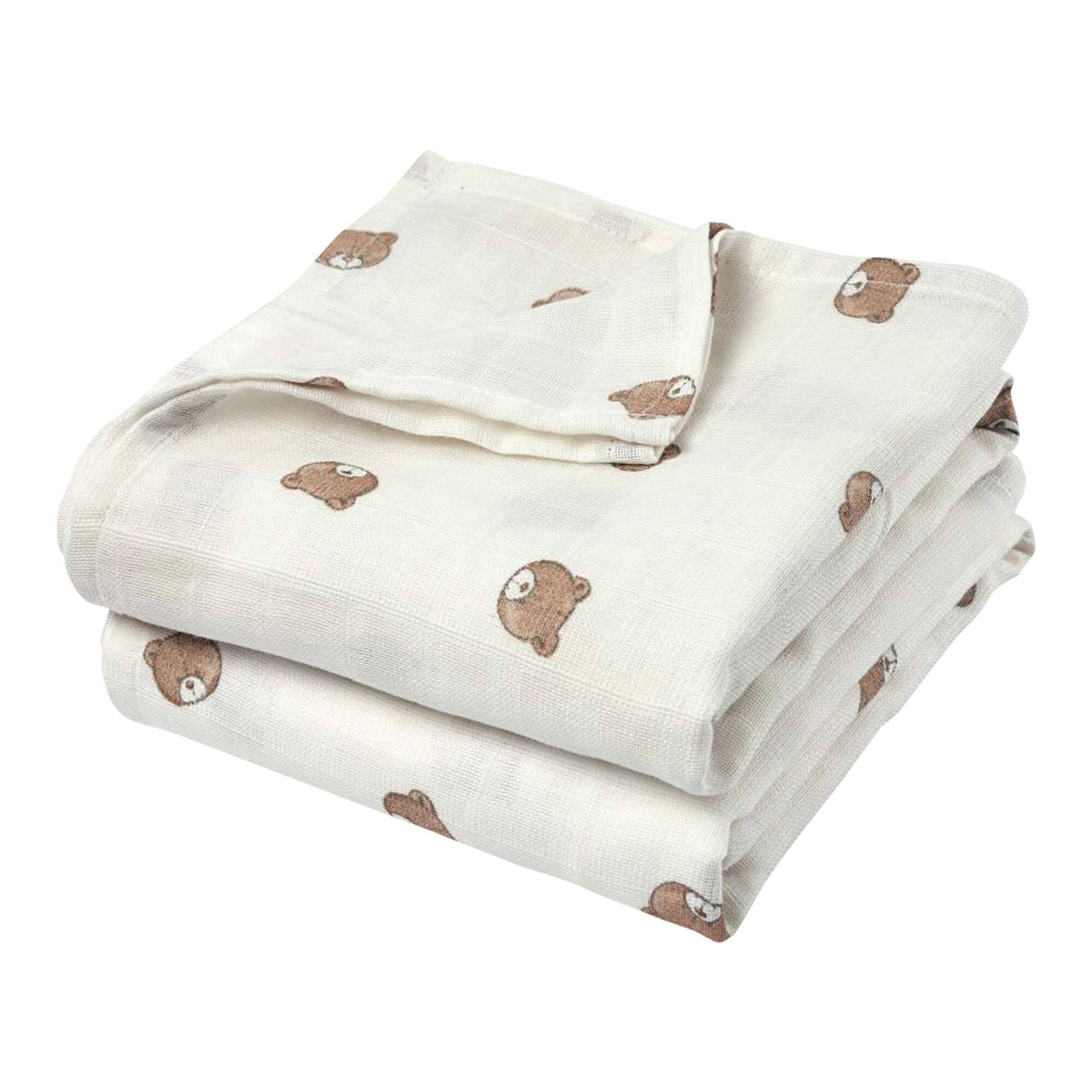 Meyco Baby 2er-Pack Pucktuch 120x120cm Meyco Baby 2er-Pack Pucktuch 120x120cm von Meyco Baby