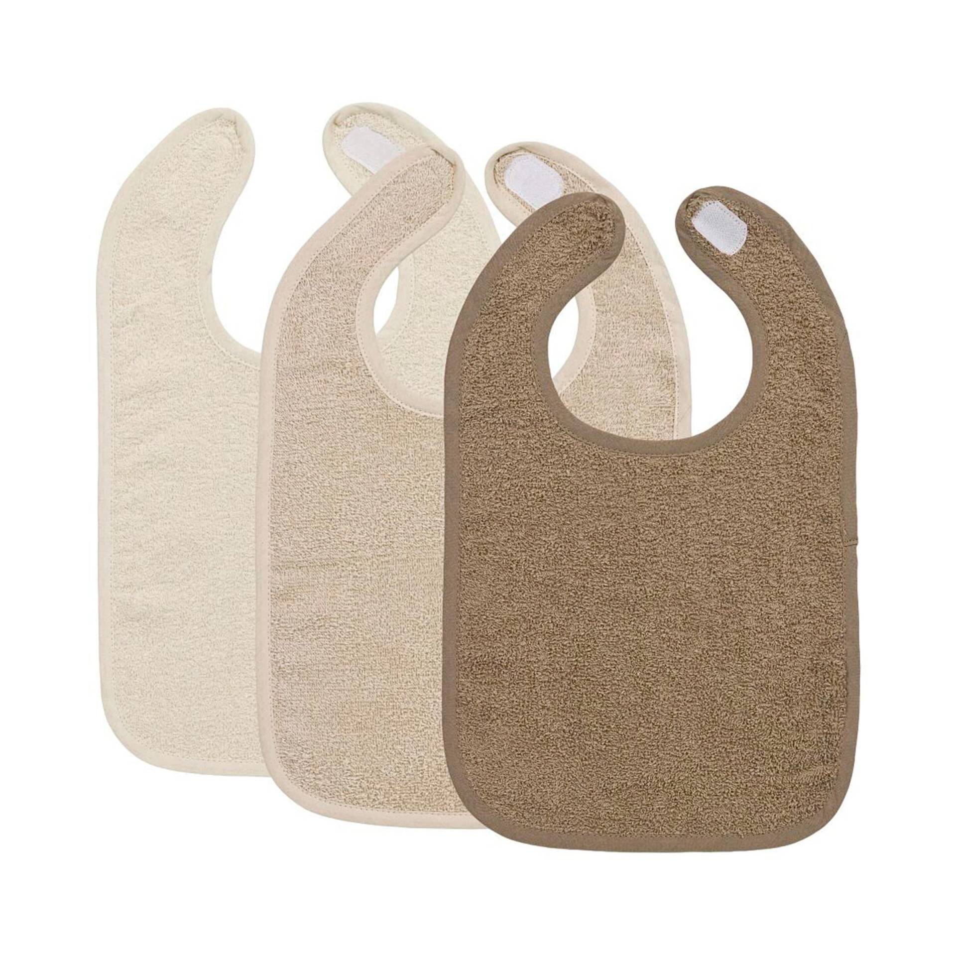 Meyco Baby 3er-Pack Klettlätzchen von Meyco Baby