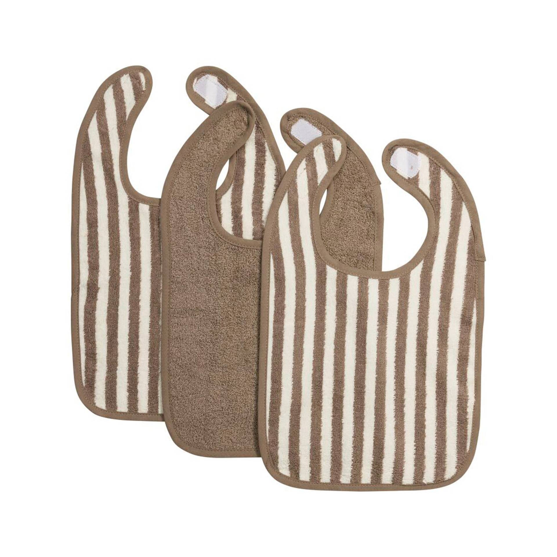 Meyco Baby 3er-Pack Klettlätzchen von Meyco Baby