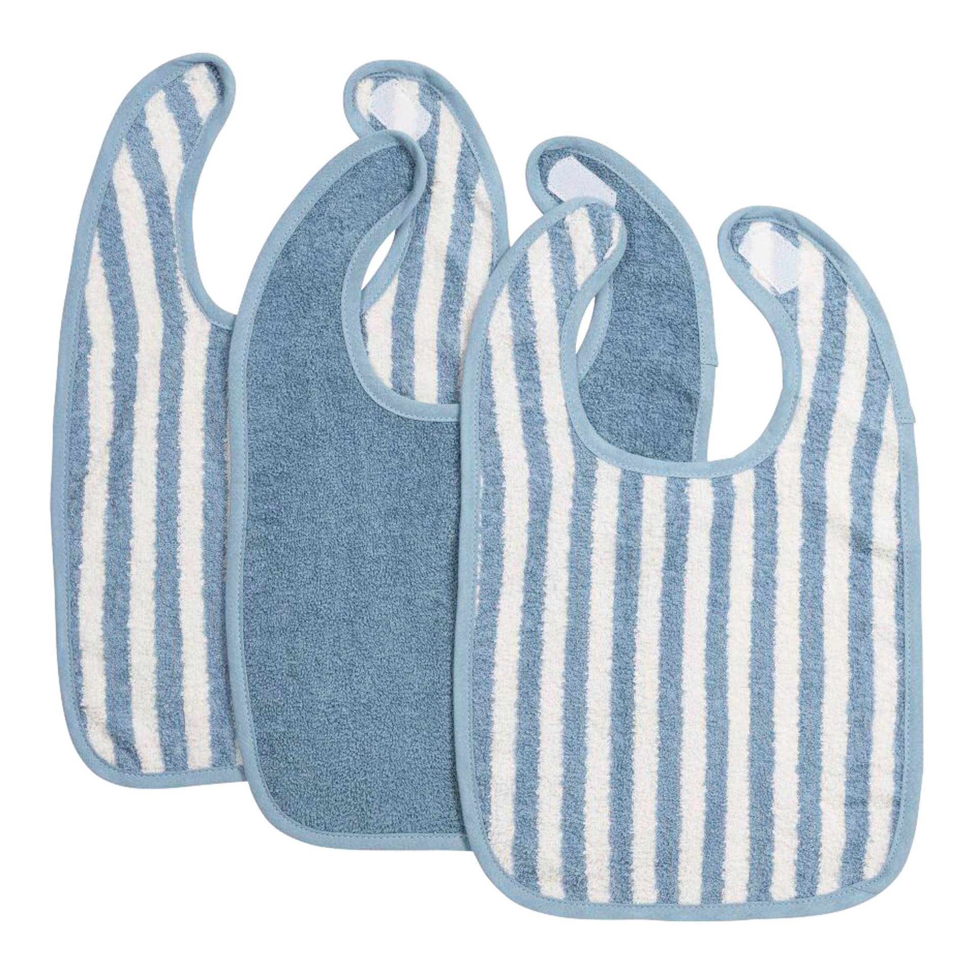 Meyco Baby 3er-Pack Klettlätzchen von Meyco Baby