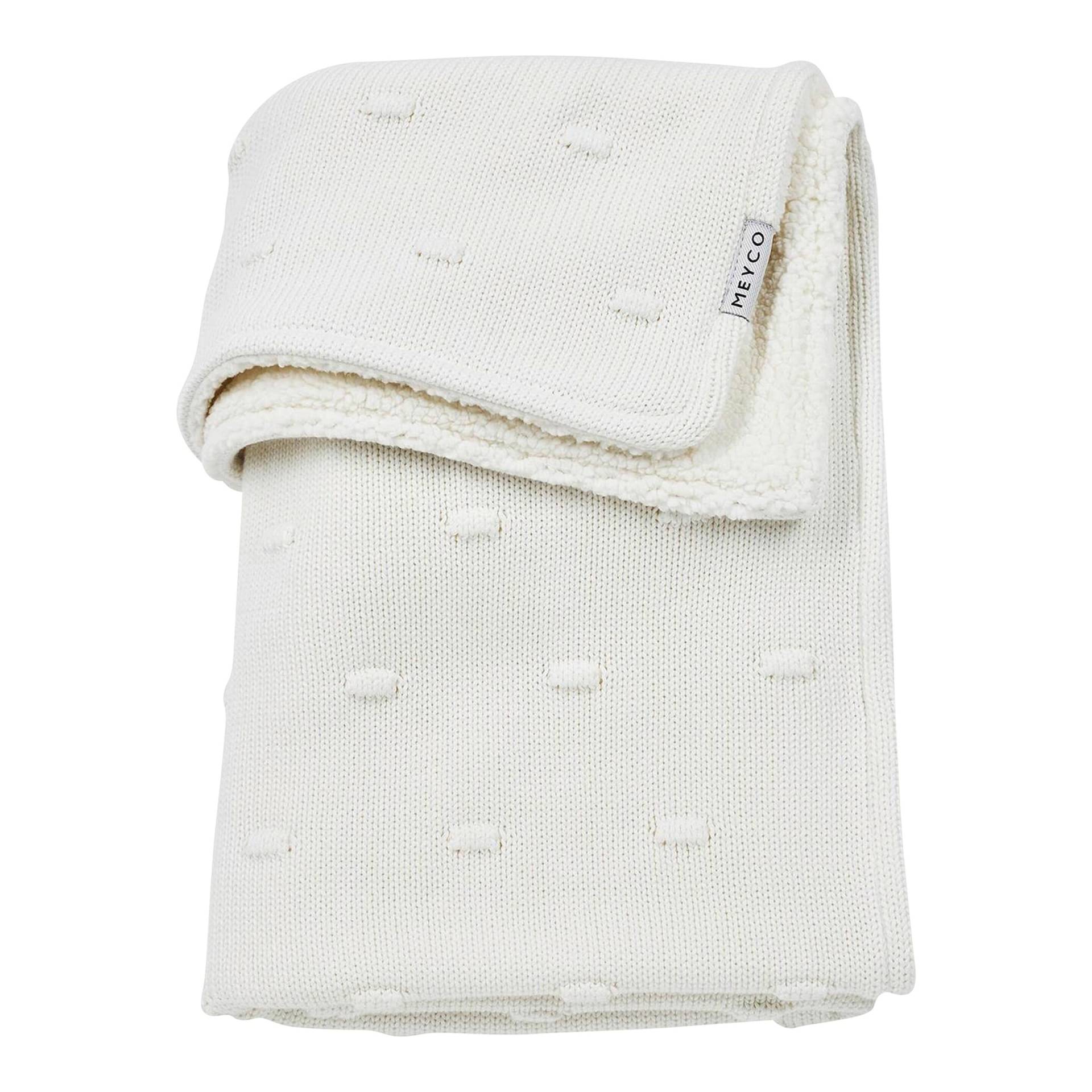 Meyco Baby Babydecke Knots Teddy 75x100 cm 2.0 TOG von Meyco Baby