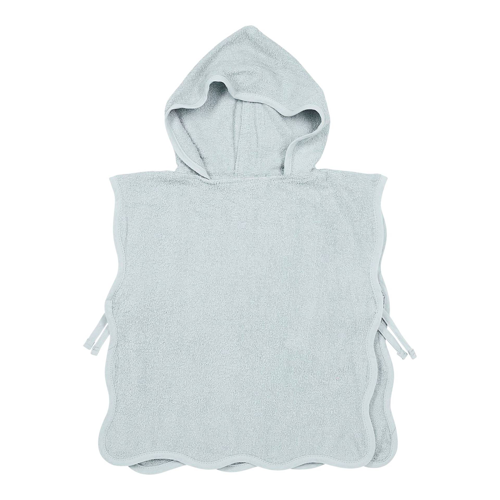 Meyco Baby Badeponcho hellblau | grau von Meyco Baby