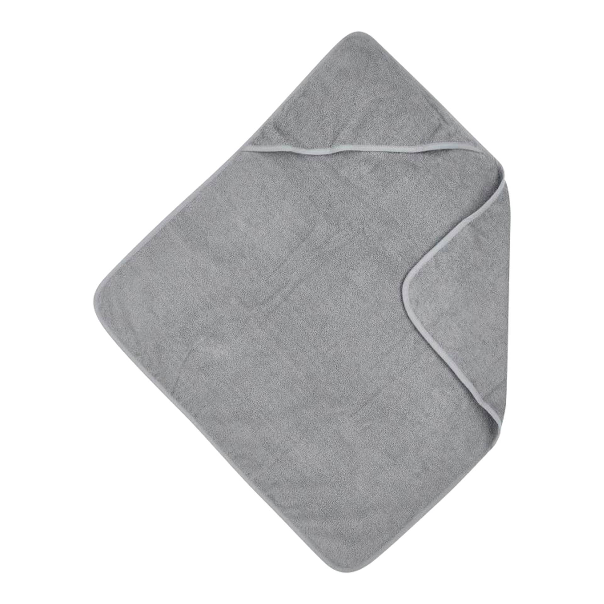 Meyco Baby Kapuzenbadetuch 75x75 cm grau von Meyco Baby