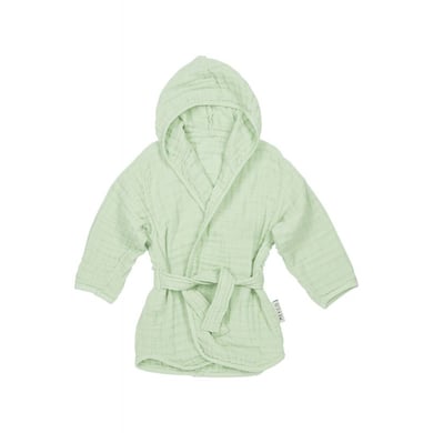MEYCO Bademantel Musslin Uni Soft Green von Meyco
