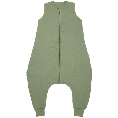 MEYCO Schlafoverall Jumper Muslin Uni prewashed olive green MEYCO Schlafoverall Jumper Muslin Uni prewashed olive green von Meyco