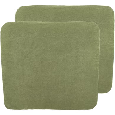 MEYCO Uni Wickelauflagenbezug 2er Pack Frottee Olive Green MEYCO Uni Wickelauflagenbezug 2er Pack Frottee Olive Green von Meyco