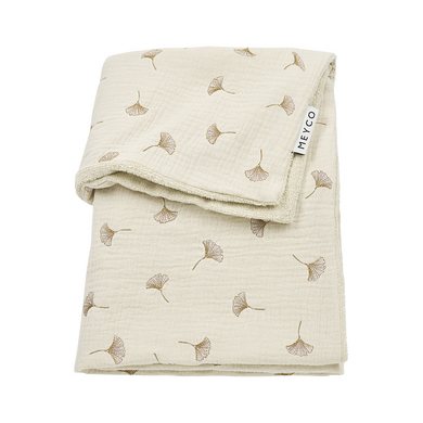 Meyco Baby Ginkgo Babydecke - pre-washed Musselin - 75 x 100 cm - Soft Sand Meyco Baby Ginkgo Babydecke - pre-washed Musselin - 75 x 100 cm - Soft Sand von Meyco
