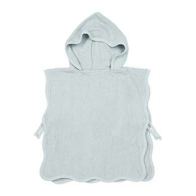 Meyco Baby Wavy Badeponcho Frottee Grey Blue Meyco Baby Wavy Badeponcho Frottee Grey Blue von Meyco