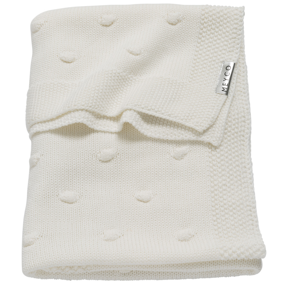 Meyco Crib Blanket Knots 100x150 cm - 100x150 von Meyco