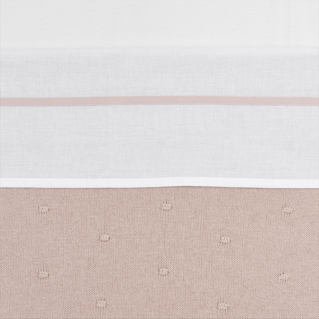 Meyco Crib Sheet White with Piping - 100x150 cm. - 100x150 Meyco Crib Sheet White with Piping - 100x150 cm. - 100x150 von Meyco