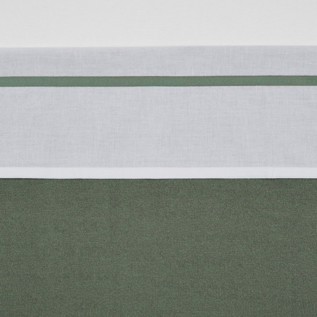 Meyco Crib Sheet White with Piping - 100x150 cm. - 100x150 Meyco Crib Sheet White with Piping - 100x150 cm. - 100x150 von Meyco