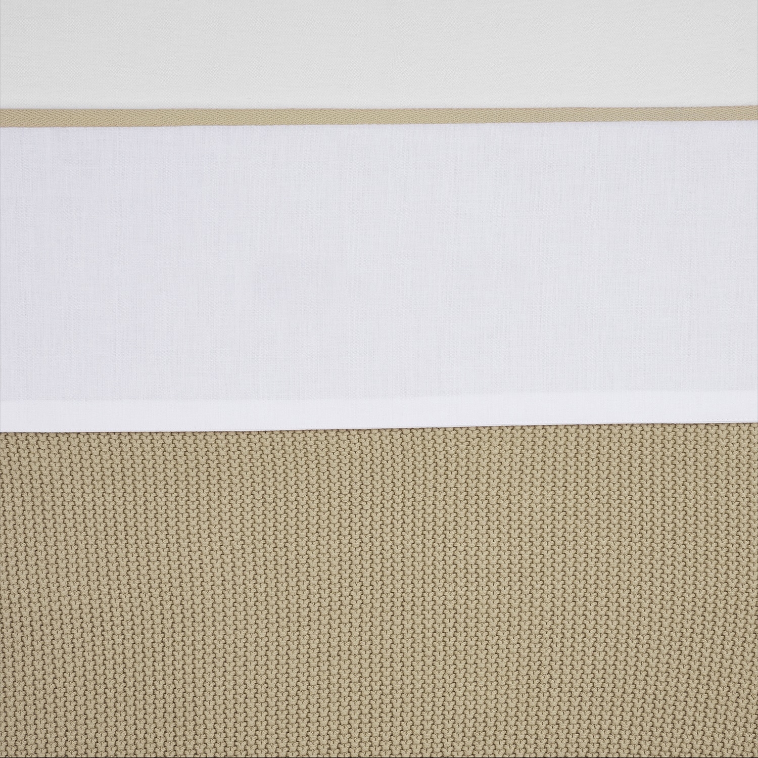 Meyco Crib Sheet White with Piping - 100x150 cm. - 100x150 Meyco Crib Sheet White with Piping - 100x150 cm. - 100x150 von Meyco