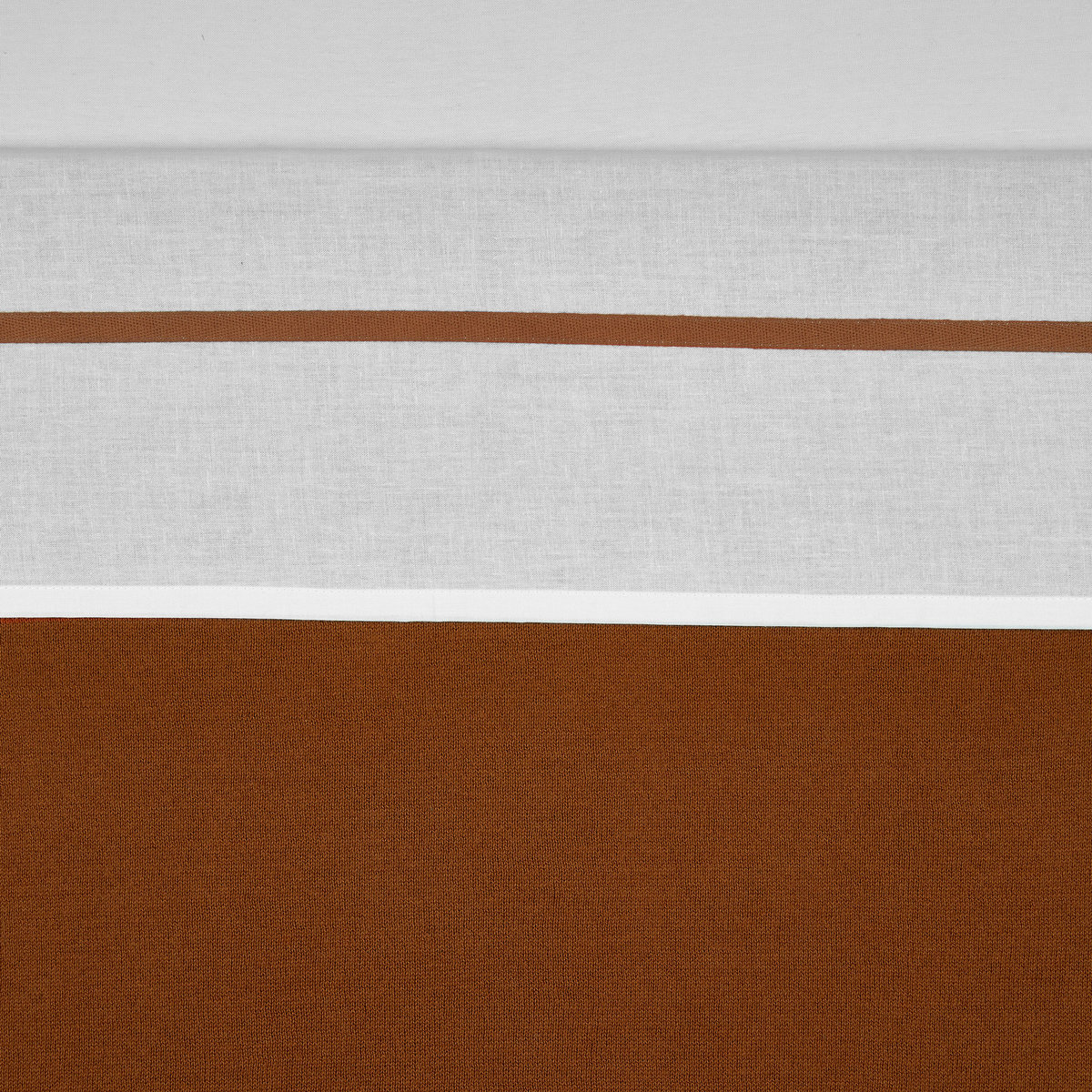 Meyco Crib Sheet White with Piping - 100x150 cm. - 100x150 Meyco Crib Sheet White with Piping - 100x150 cm. - 100x150 von Meyco