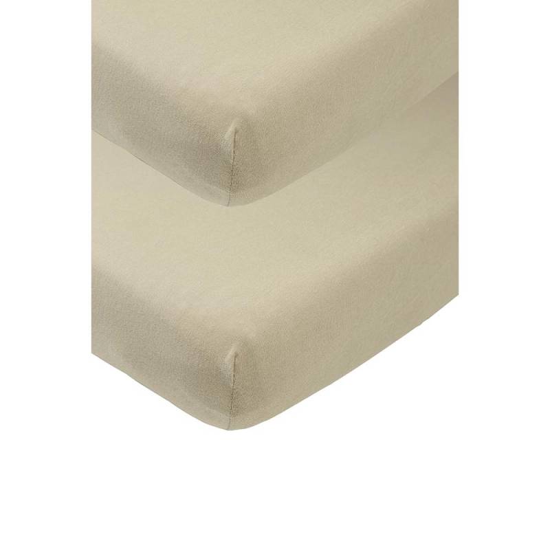 Meyco Jersey Fitted Sheet Cot - 40x80/90 cm. 2-Pack von Meyco