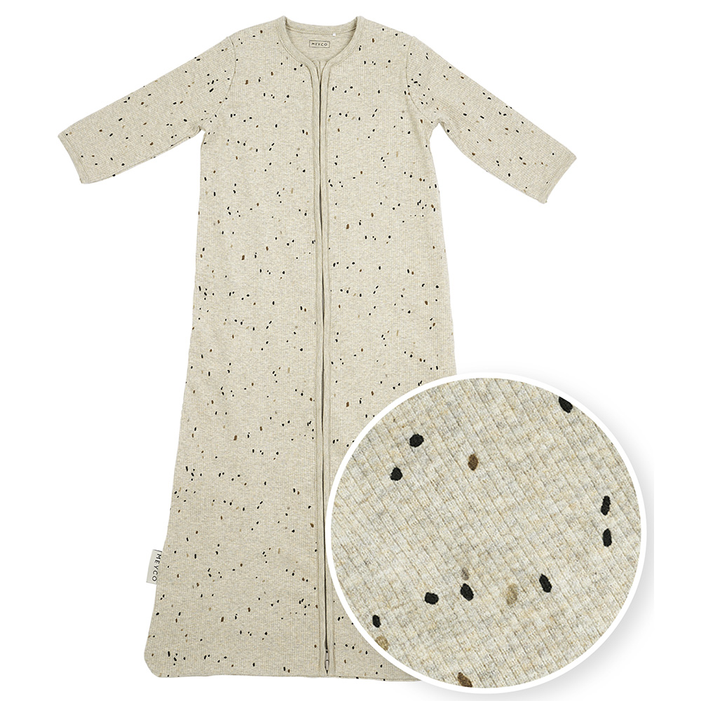 Meyco Rib Mini Spot Sleeping Bag With Sleeves - 70 cm. von Meyco