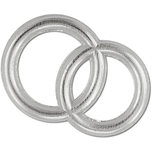 Wachs-Eheringe,groß/Silber,33x23mm,2 Stck.p.Btl. Meyco Hobby Wachs-Eheringe,groß/Silber,33x23mm,2 Stck.p.Btl. Meyco Hobby von Meyco