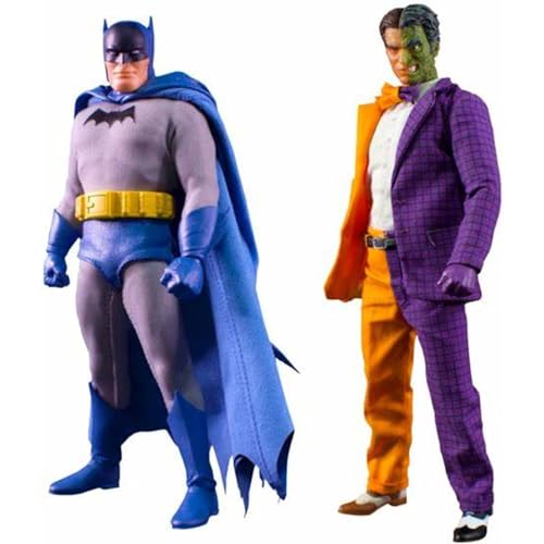 Batman vs Two-Face One:12 Actionfiguren 2er-Set Detailreiche Actionfigur aus Kunststoff, von MEZCO, in Geschenkverpackung. von Mezco