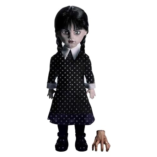 Mezco LDD Presents Wednesday Puppe schwarz/weiß, 100% Kunststoff, in Geschenkverpackung. Mezco LDD Presents Wednesday Puppe schwarz/weiß, 100% Kunststoff, in Geschenkverpackung. von Mezco