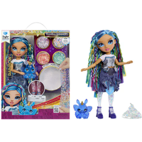 MGA 122418-EU Rainbow High Rainbow Shimmers with Slime Fashion Doll - Skyler (blue) von Mga