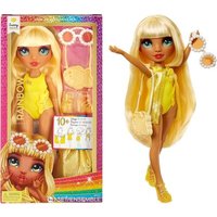 MGA 507284-EUC Rainbow High Swim & Style Fashion Doll- Sunny (Yellow) von Mga