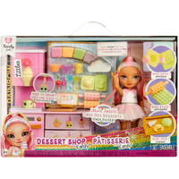 MGA 522058-EUC Rainbow High Littles Dessert Shop mit Kandy Spielset von Mga