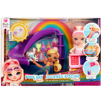 MGA 522249-EUC Rainbow High Little Pool Day with Blush Playset von Mga
