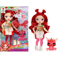 MGA 543381-EUC Rainbow High Littles Rainbow Fantasy Fairies Doll- Apple (Red) von Mga