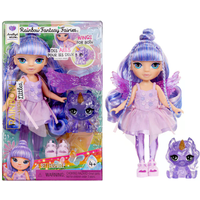 MGA 543435-EUC Rainbow High Littles Rainbow Fantasy Fairies Doll- Amethyst (purple) von Mga
