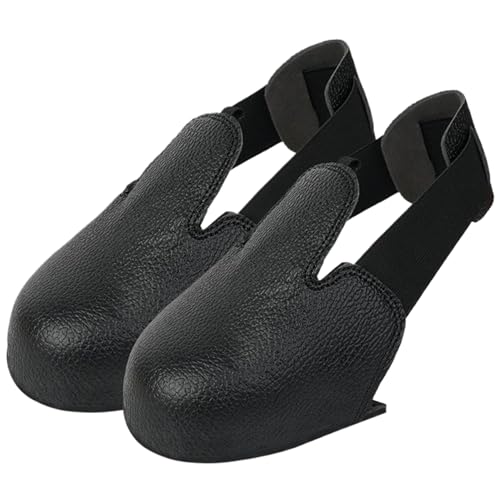 Mgonwl 1 Paar Stahlzeheneinsätze für Schuhe, Anti-Smash Overshoes-Stahlzeheneinsätze mit Gummiband für & Mittelfußgut, Sicherheitsschuhabdeckungen für Sicherheitsstiefel, Schuhe von Mgonwl