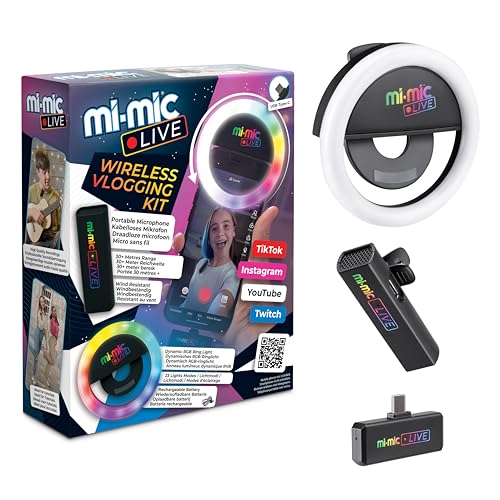 Mi-Mic Live TY6375-USBC-BRA Vlogging Set, Schwarz von Mi-Mic Live