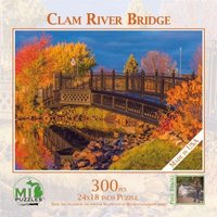 Clam River Bridge - 300 Piece Jigsaw Puzzle Clam River Bridge - 300 Piece Jigsaw Puzzle von Mi Puzzles