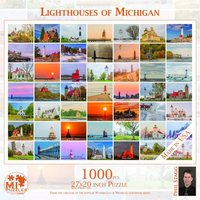 Lighthouses of Michigan - 1000 Piece Jigsaw Puzzle Lighthouses of Michigan - 1000 Piece Jigsaw Puzzle von Mi Puzzles