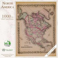 North America - 1000 Piece Jigsaw Puzzle North America - 1000 Piece Jigsaw Puzzle von Mi Puzzles