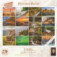 Pictured Rocks - 1000 Piece Jigsaw Puzzle Pictured Rocks - 1000 Piece Jigsaw Puzzle von Mi Puzzles