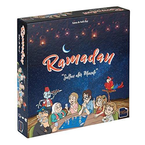 MiSu Games I Ramadan - Sultan Aller Monate I Gesellschaftsspiel/Quizspiel rund um Islam und Ramadan für die ganze Familie ab 8 Jahren von Misu