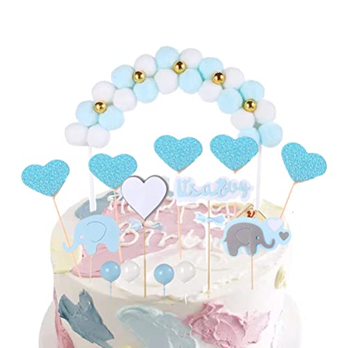 MiaLover 14 Stück Tortendeko Junge Babyparty Kuchen Topper Kuchendeko Baby Shower Blau It's a Boy Kuchen Topper Elefante Kuchen Zubehör Tortendekoration Baby Taufe MiaLover 14 Stück Tortendeko Junge Babyparty Kuchen Topper Kuchendeko Baby Shower Blau It's a Boy Kuchen Topper Elefante Kuchen Zubehör Tortendekoration Baby Taufe von MiaLover