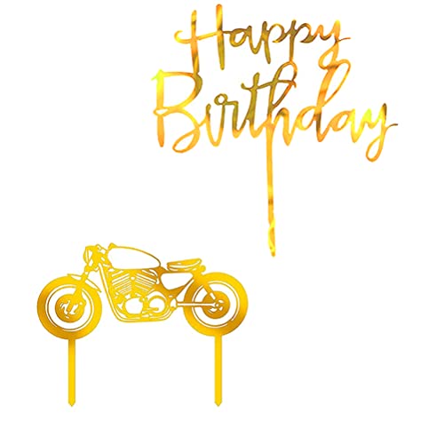 MiaLover 6 Stück Happy Birthday Cake Toppers Geburtstagskuchen Acryl Deko Motorrad Cake Topper Geburtstagskuchen Motorrad Dekoration für Kinder Mädchen Junge Party Familienfeiern MiaLover 6 Stück Happy Birthday Cake Toppers Geburtstagskuchen Acryl Deko Motorrad Cake Topper Geburtstagskuchen Motorrad Dekoration für Kinder Mädchen Junge Party Familienfeiern von MiaLover