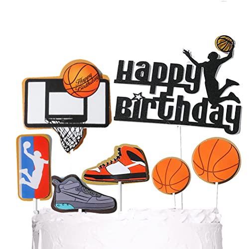MiaLover Basketball Kuchen Topper Cupcake Basketball Geburtstagstorte Dekoration Turnschuhe Korb Happy Birthday Tortendeko für Kinder Jungen Party Geburtstag Deko Muffin Backen MiaLover Basketball Kuchen Topper Cupcake Basketball Geburtstagstorte Dekoration Turnschuhe Korb Happy Birthday Tortendeko für Kinder Jungen Party Geburtstag Deko Muffin Backen von MiaLover