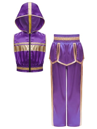 Miaeowve Kickboxen Trainingsanzug Kinder Jungen Hoodie Thaiboxen Shirt Mit Lang Satinhose Kampfsporthose MMA Workout Set Violett 122-128 Miaeowve Kickboxen Trainingsanzug Kinder Jungen Hoodie Thaiboxen Shirt Mit Lang Satinhose Kampfsporthose MMA Workout Set Violett 122-128 von Miaeowve