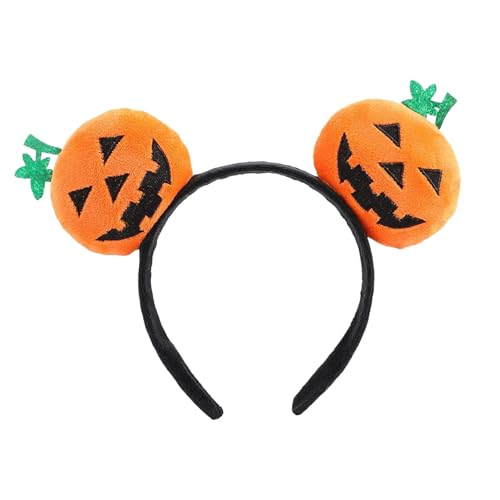 Miaija Halloween Kürbis Stirnband Niedlich Mädchen Frauen Cosplay Kopfschmuck mit Gesicht Lustige Haarschmuck für Halloween Rollenspiele Dekorationen Miaija Halloween Kürbis Stirnband Niedlich Mädchen Frauen Cosplay Kopfschmuck mit Gesicht Lustige Haarschmuck für Halloween Rollenspiele Dekorationen von Miaija