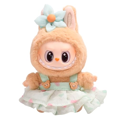 Miaoyak Labubu Puppenkleidung Set - Stilvolles Häkeloutfit mit Zubehör, süßes Dress Up Geschenk Miaoyak Labubu Puppenkleidung Set - Stilvolles Häkeloutfit mit Zubehör, süßes Dress Up Geschenk von Miaoyak