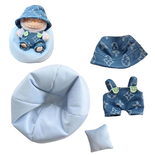 Miaoyak Labubu Puppenkleidung Set - Stilvolles Häkeloutfit mit Zubehör, süßes Dress Up Geschenk Miaoyak Labubu Puppenkleidung Set - Stilvolles Häkeloutfit mit Zubehör, süßes Dress Up Geschenk von Miaoyak
