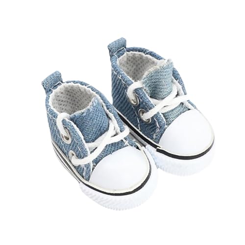 Miaoyak Puppenkleidungsschuhe, kompatibel mit 15 cm und 17 cm Puppen (keine Puppe im Lieferumfang enthalten), niedliche Kawaii-Mode-Schuhe, geeignet für La Accessoires, Verkleidungen, Hüte, Kleidung von Miaoyak