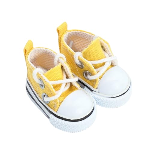 Miaoyak Puppenkleidungsschuhe, kompatibel mit 15 cm und 17 cm Puppen (keine Puppe im Lieferumfang enthalten), niedliche Kawaii-Mode-Schuhe, geeignet für La Accessoires, Verkleidungen, Hüte, Kleidung von Miaoyak