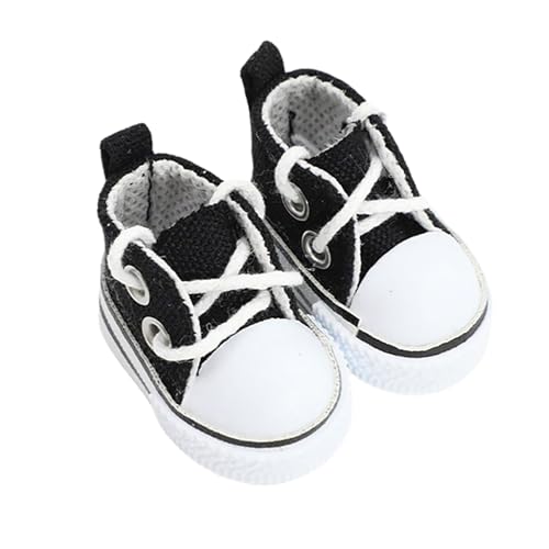 Miaoyak Puppenkleidungsschuhe, kompatibel mit 15 cm und 17 cm Puppen (keine Puppe im Lieferumfang enthalten), niedliche Kawaii-Mode-Schuhe, geeignet für La Accessoires, Verkleidungen, Hüte, Kleidung von Miaoyak