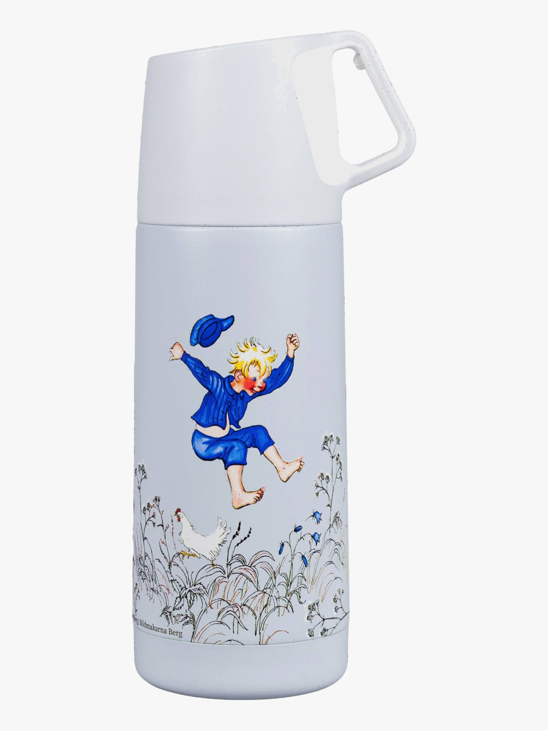 Emil I Lönneberga Isolierflasche, Blau von Michel aus Lönneberga