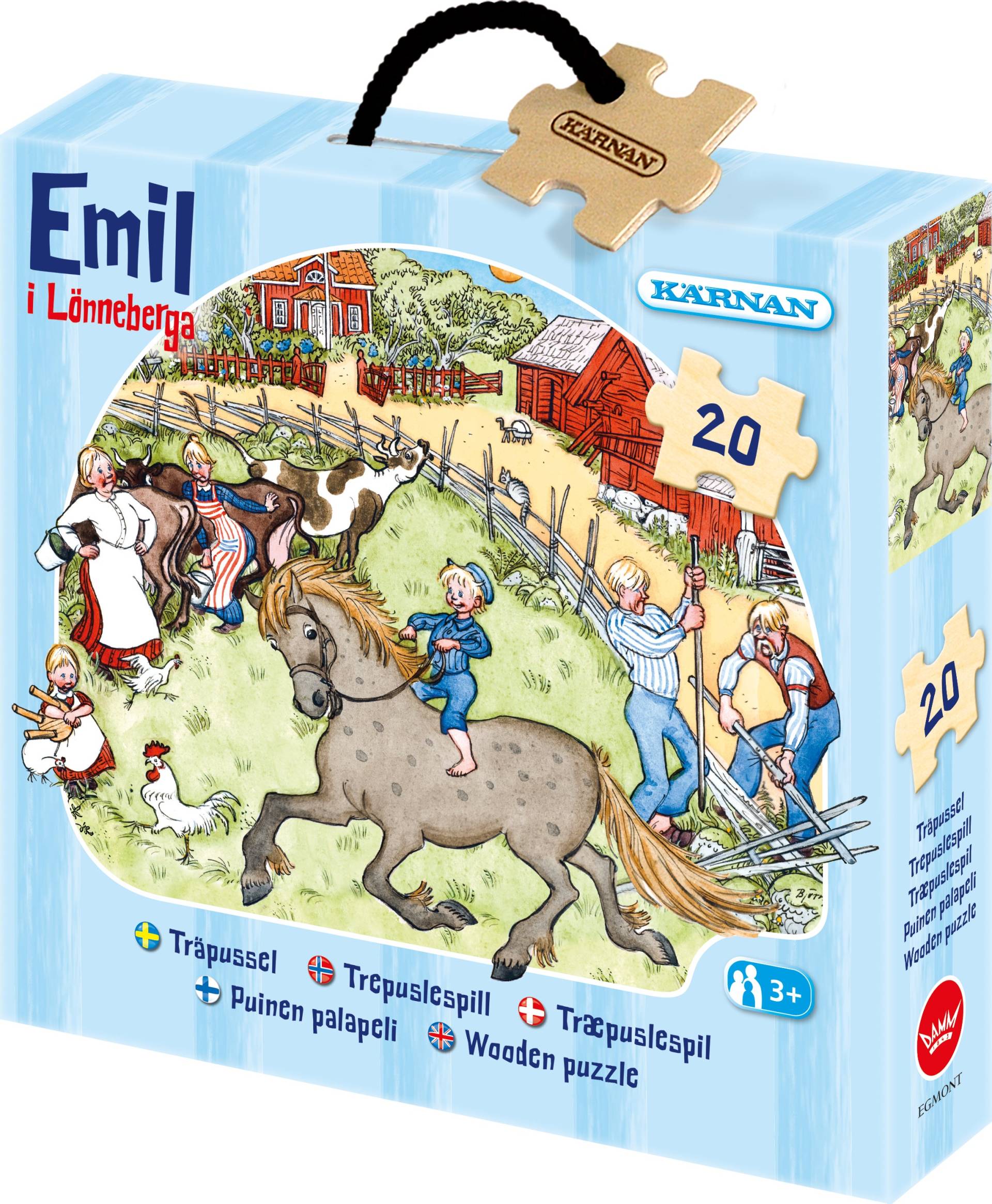 Kärnan Michel aus Lönneberga Holzpuzzle 20 Teile von Michel aus Lönneberga