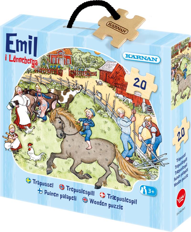 Kärnan Michel aus Lönneberga Holzpuzzle 20 Teile von Michel aus Lönneberga