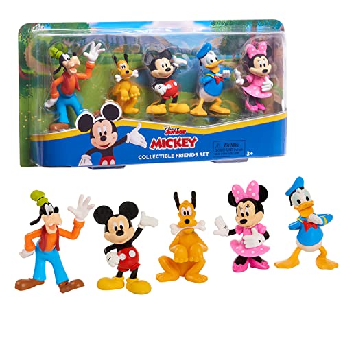 Just Play Mickey Mouse Collectible Figure Set, 5 Pack, Kids Toys for Ages 3 Up by von Mickey Mouse