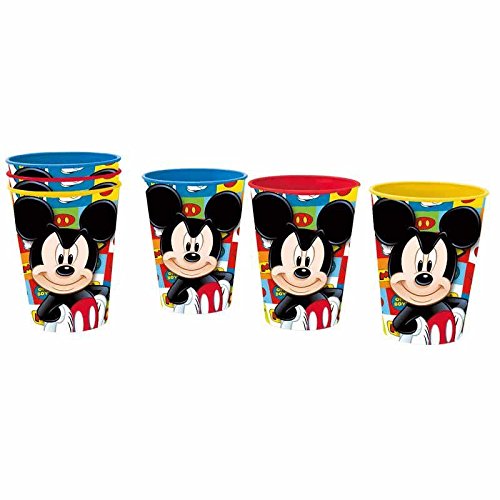 Mickey Mouse – Set 3 Gläser Picknick (Stor 19077) von Mickey Mouse